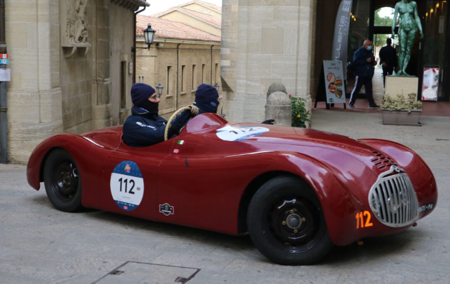 The Mille Miglia passes through San Marino