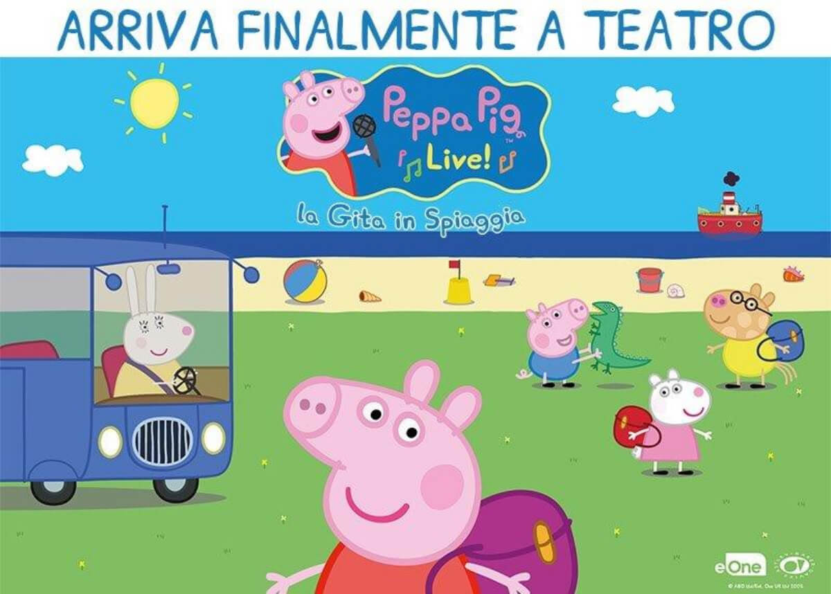 Peppa Pig protagonist of a fantastic Musical at the Teatro Nuovo di Dogana